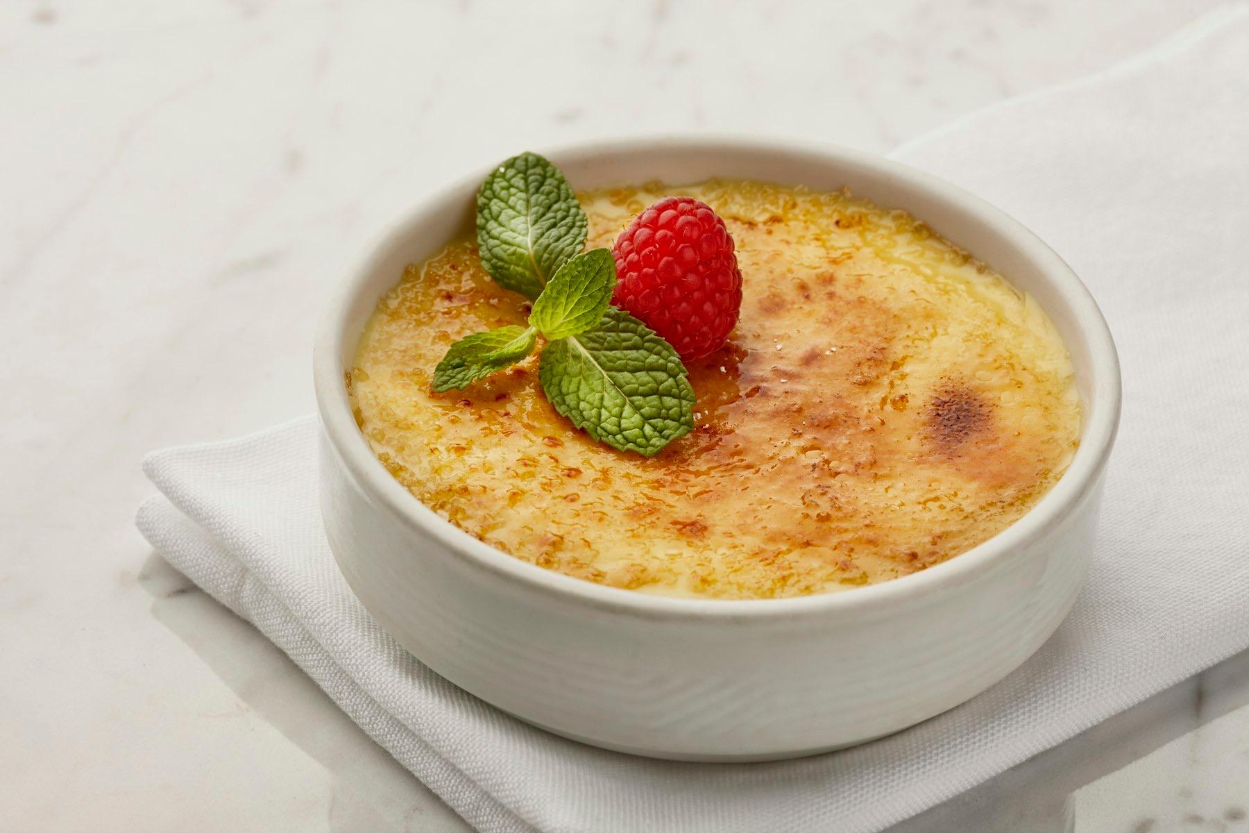 Crème brûlée maison